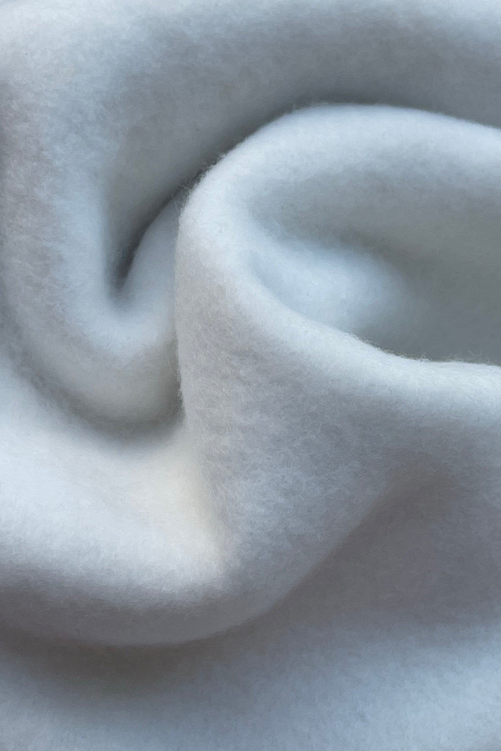 ALEX | Unisex fleece hoodie - SNOW MARLE