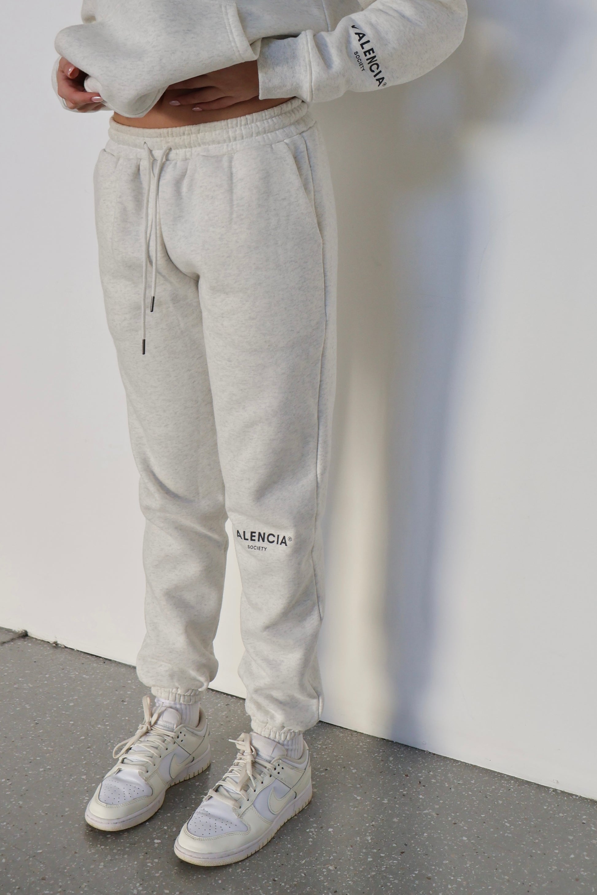 MAX | Unisex fleece joggers - SNOW MARLE