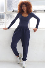 Load image into Gallery viewer, BROOKLYN | Oversized French Terry Joggers - Navy
