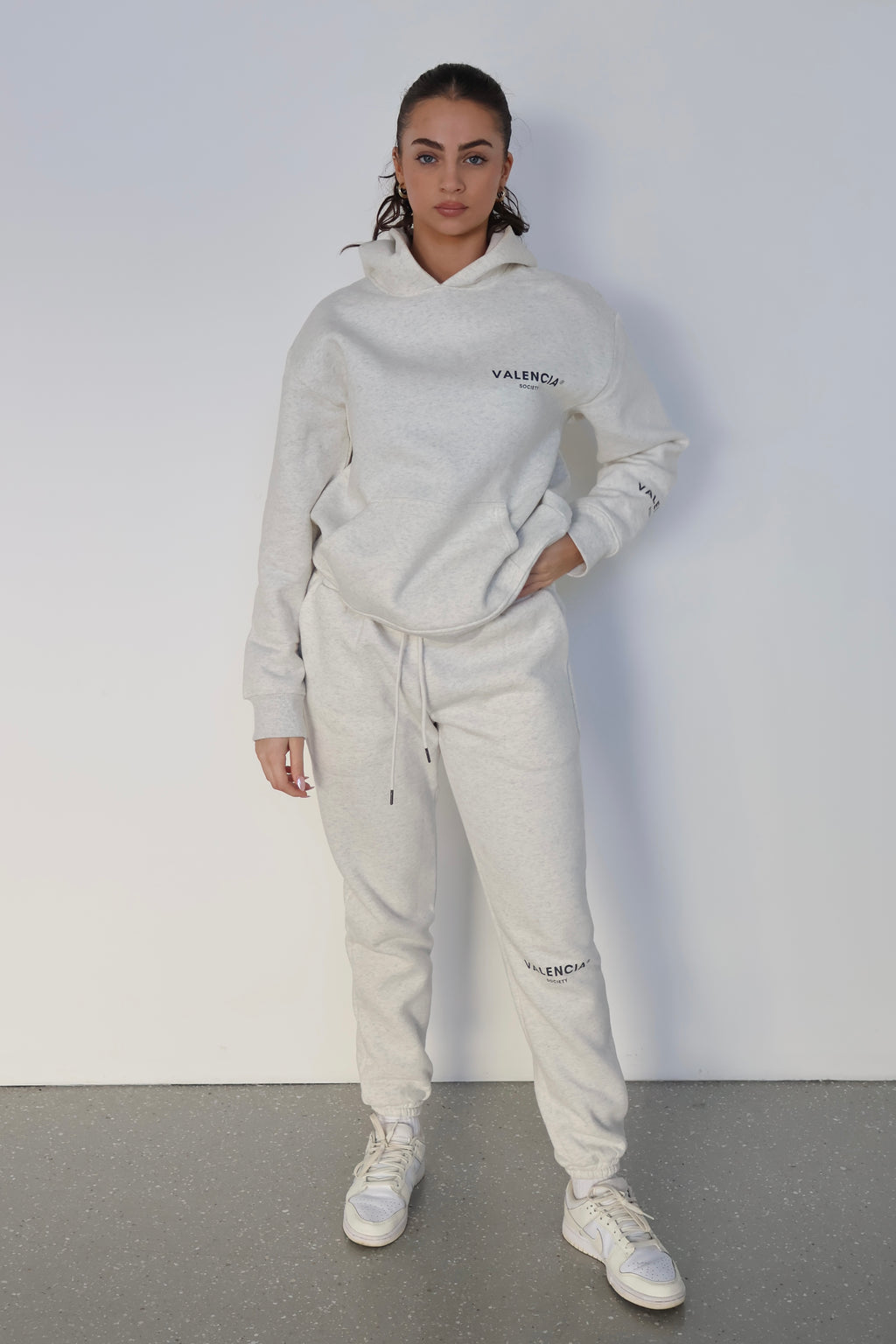 MAX | Unisex fleece joggers - SNOW MARLE