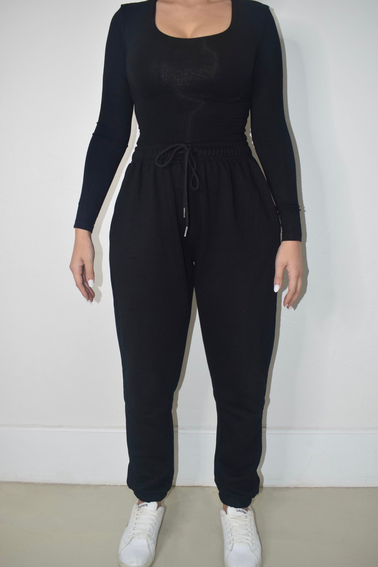 BROOKLYN | Oversized French Terry Joggers - Black