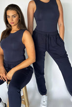 Load image into Gallery viewer, BROOKLYN | Oversized French Terry Joggers - Navy
