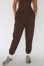 Load image into Gallery viewer, BROOKLYN | Oversized French Terry Joggers - Chocolate
