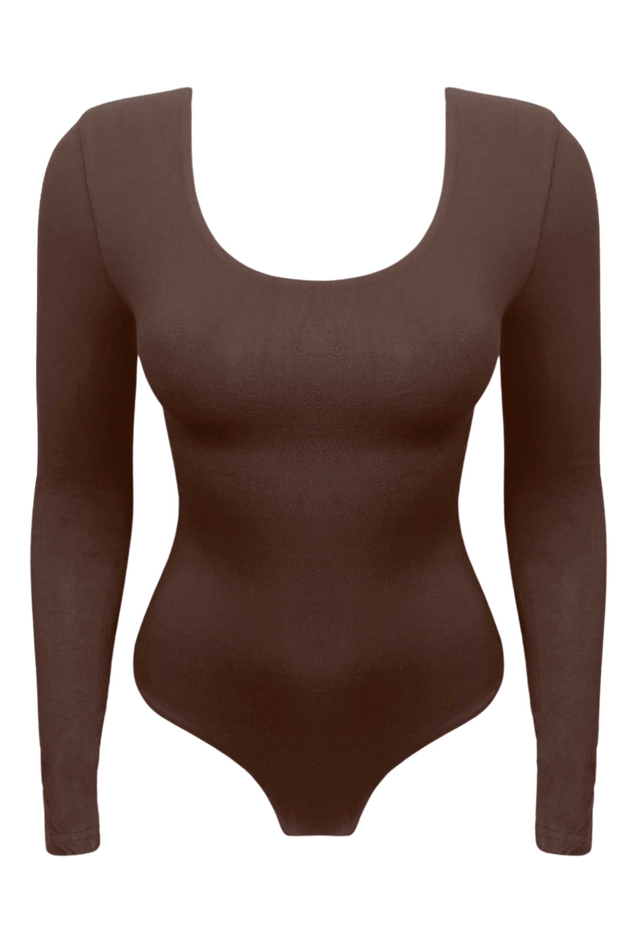 TW-Bodysuit CHOCOLATE Mサイズ（新品、未使用） SEAMLESS SCULPT MID THIGH BODYSUIT | COCOA