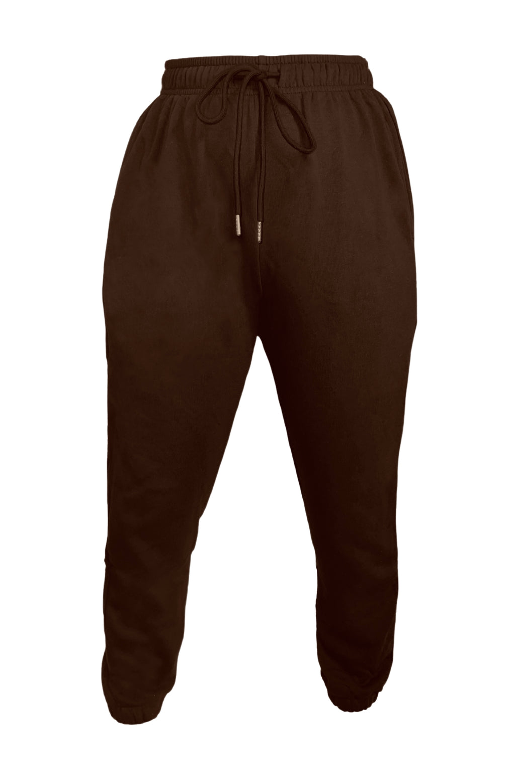 BROOKLYN | Oversized French Terry Joggers - Chocolate